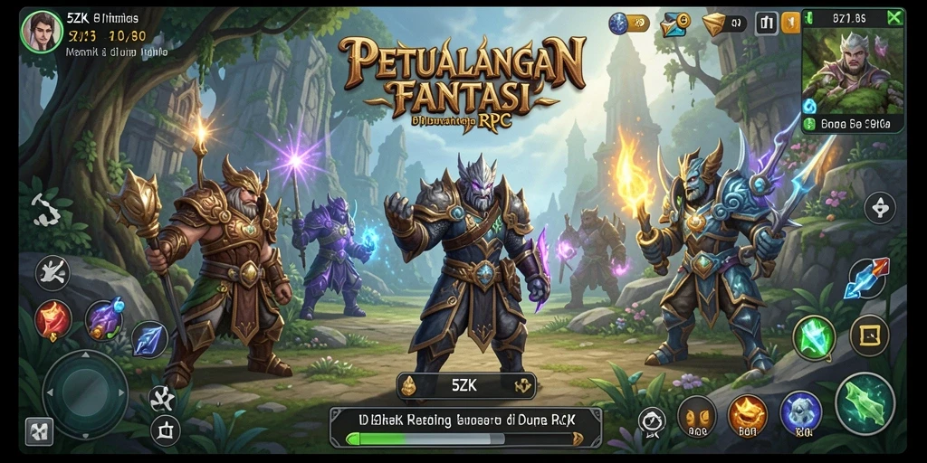 Gameplay seru dan petualangan mendebarkan dalam 5ZK.