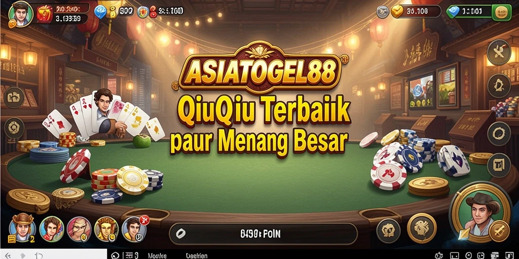 Tampilan menarik gameplay QiuQiu ASIATOGEL88.