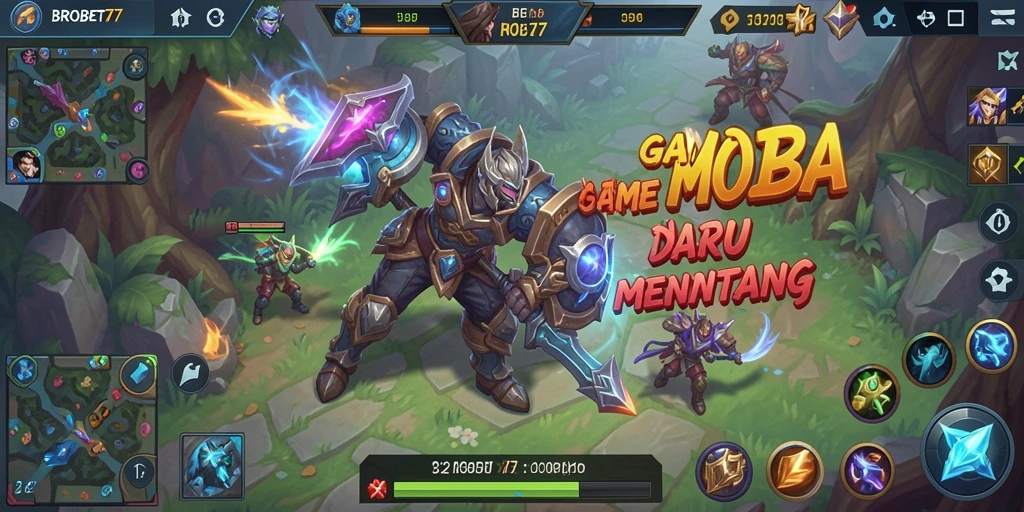 Tampilan gameplay mendebarkan dalam BROBET77 dengan karakter yang unik.