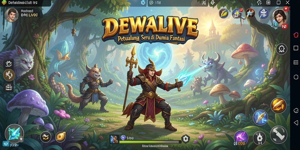 Gameplay petualangan yang mendebarkan di DEWALIVE.