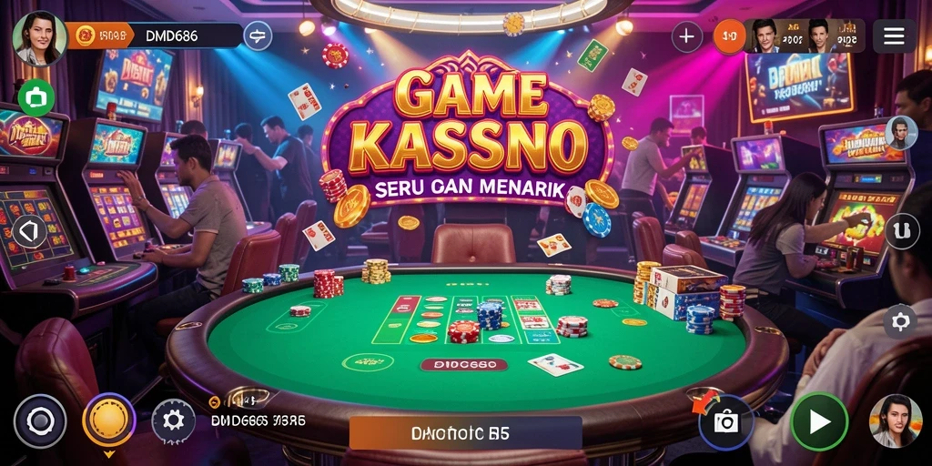 Tampilan permainan Kasino yang menarik dan mendebarkan di DMD686.