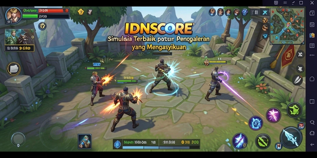 Tampilan menarik dari gameplay <strong>IDNSCORE</strong> dengan fitur simulasi yang mendalam.