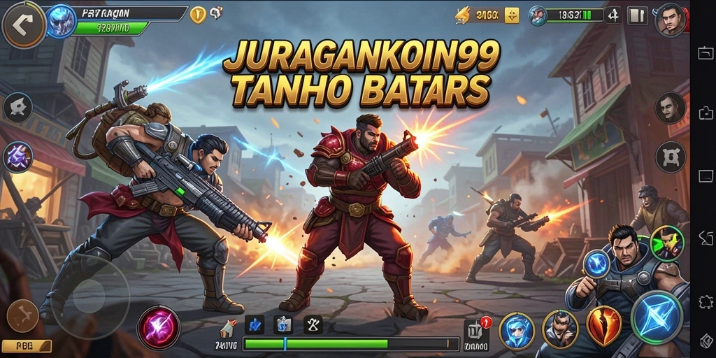 Tampilan gameplay seru di arena pertarungan JURAGANKOIN99.