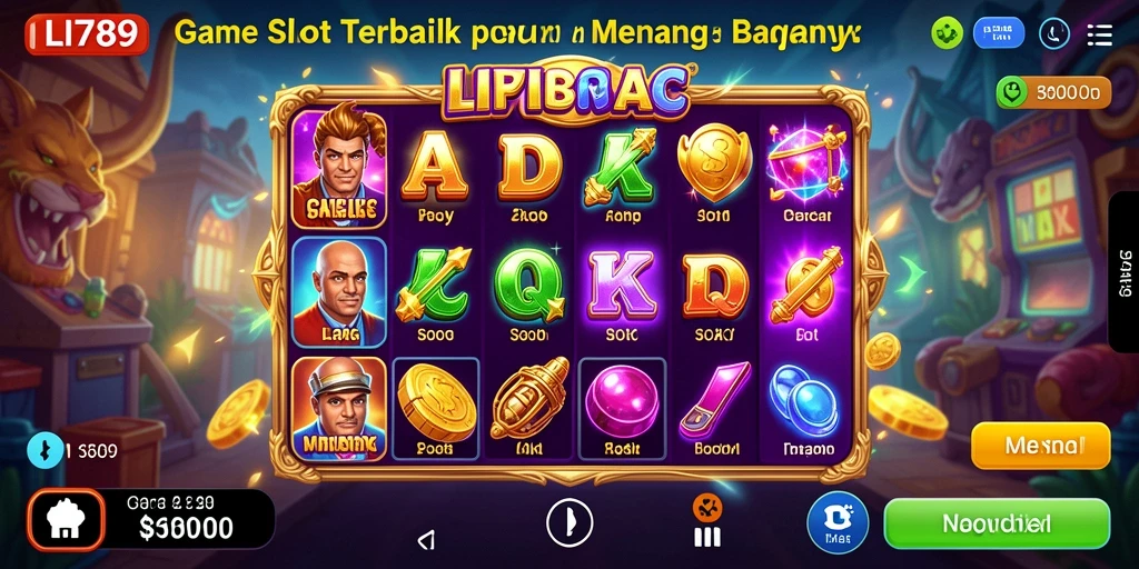Screenshot LI789 menampilkan gameplay slot yang penuh warna dan mengasyikkan.
