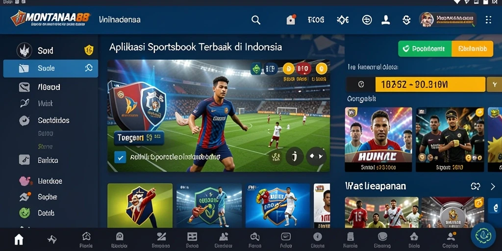 Screenshot gameplay MONTANA88 yang menunjukkan fitur live betting.