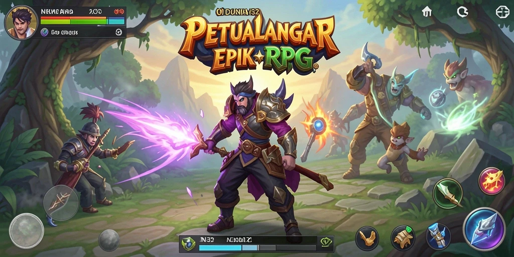 Tampilan gameplay N32 yang menegangkan dan mendebarkan di dunia RPG.