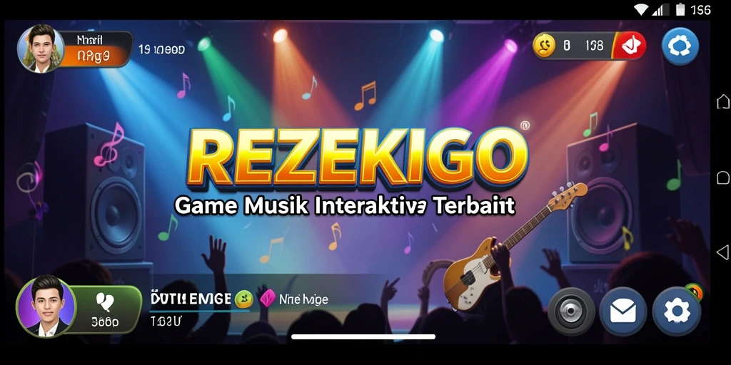 Tampilan gameplay seru dan interaktif dalam REZEKIGO.