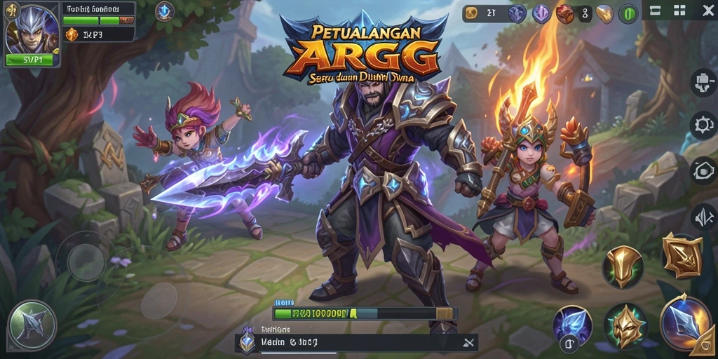 Gameplay seru dan mendebarkan di SVIP1 ARPG.